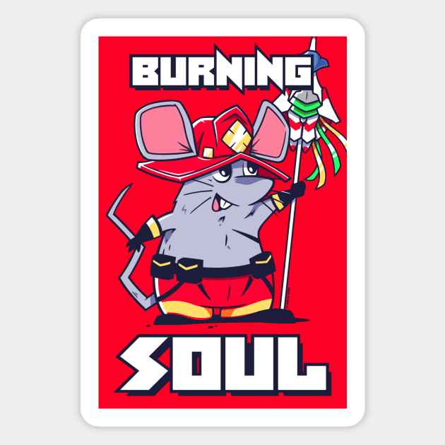 Burning Soul Magnet by wloem